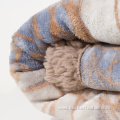 Super soft wolf blanket warm wildanimal micro blanket